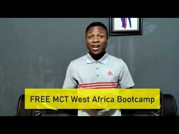 This is Olanrewaju Oyinbooke inviting to MCT West Africa Bootcamp 2021